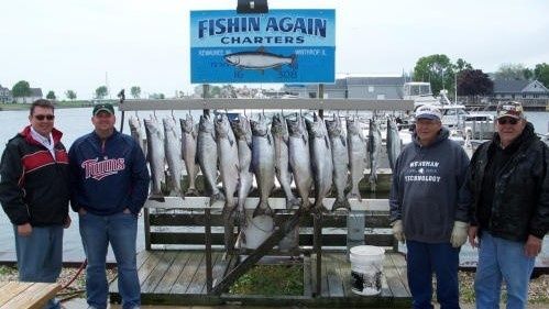 Fishin’ Again Charters Lake Michigan Fishing Trips | Super Saver (4 person) fishing Lake