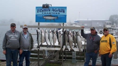 Fishin’ Again Charters Captain's Choice Thrill Ride: All Aboard for a Fantastic Fishing Fiesta! |  (4 person) fishing Lake