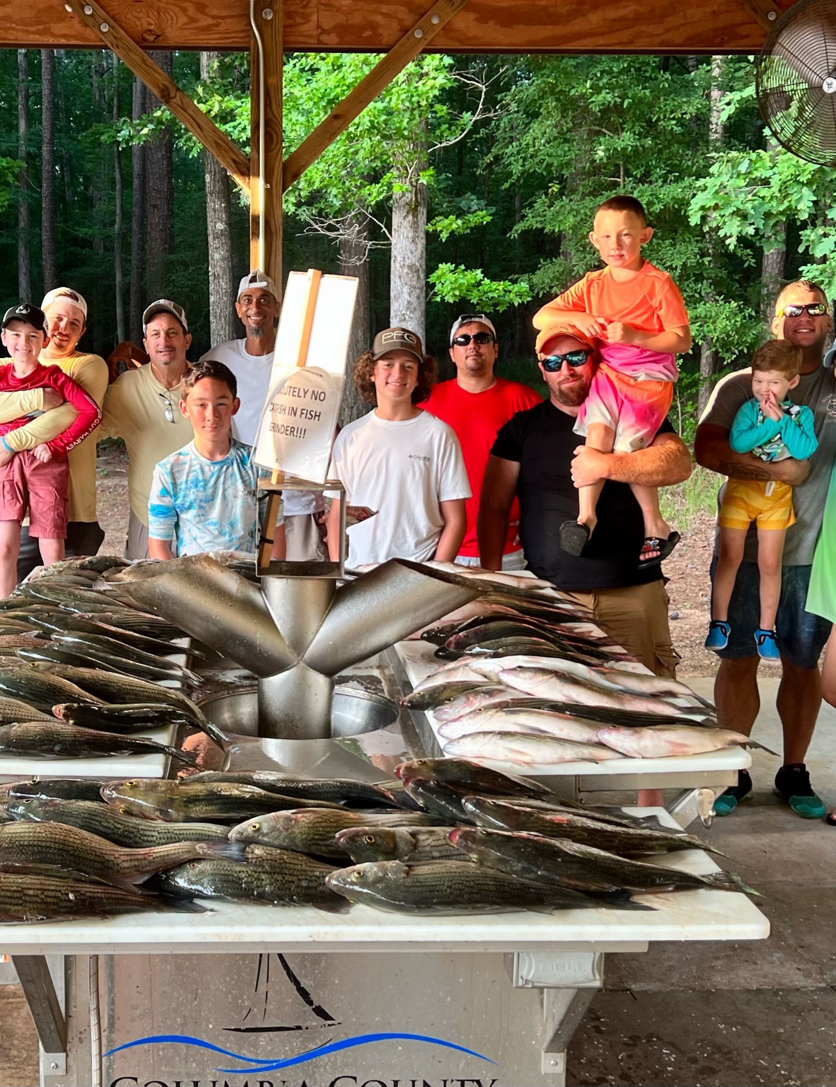 William Sasser Guide Service Clarks Hill Big Group Striper Trips (2 Boats) fishing Lake