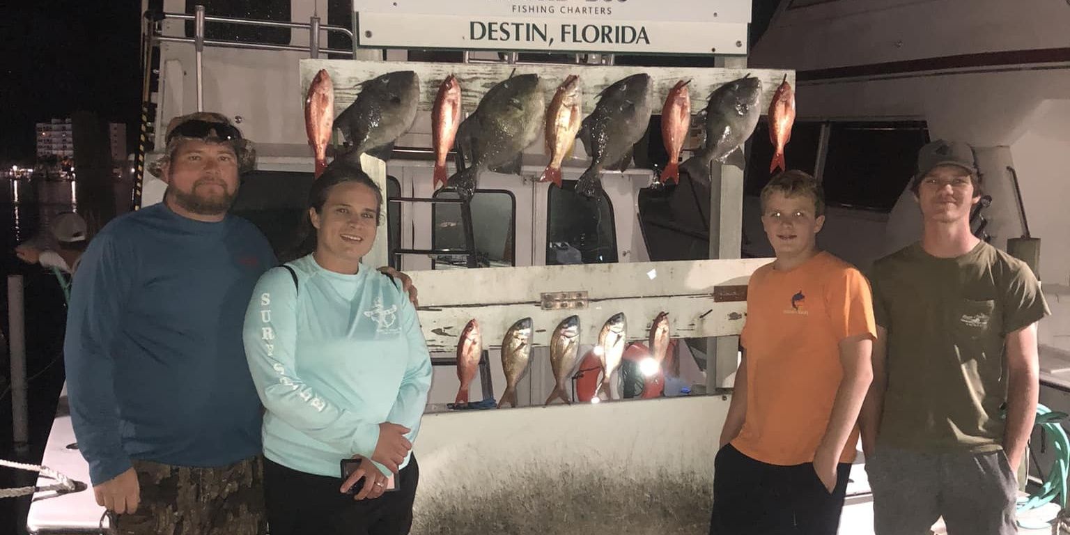 Hound Dog Fishing Charters Experience the Thrill of a Lifetime: Overnight Swordfishing in Destin! fishing Offshore