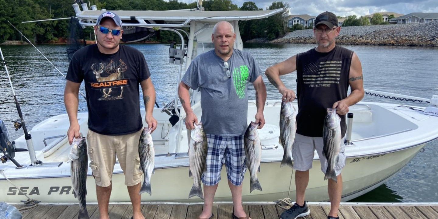 Pro-Level Striped Bass Trip on Lake Murray