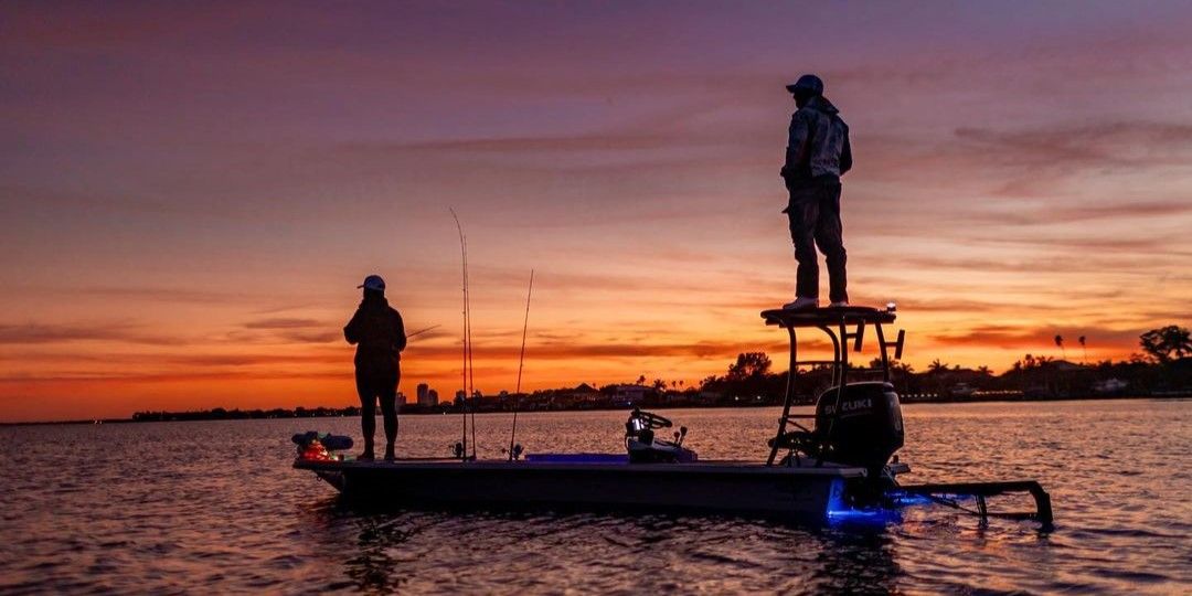 Triple Threat Outfitters  Explore St. Pete's Breathtaking Sunsets at Sea fishing Inshore