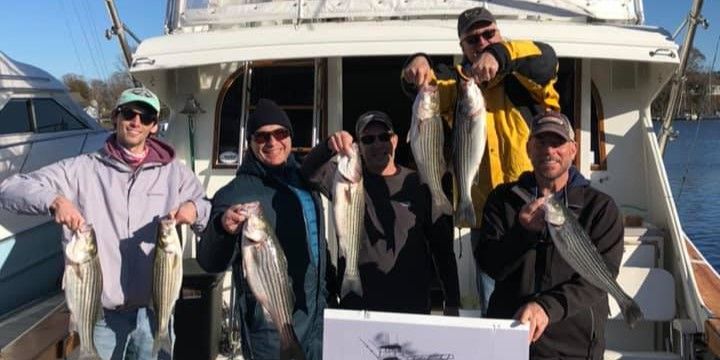 Havoc Charters Chesapeake Fishing Charters | Full Day Striped Bass Charter Trip fishing Inshore