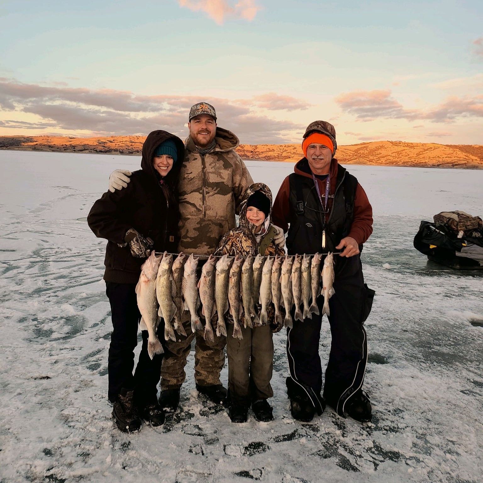 Family Walleye Adventure on Missouri River