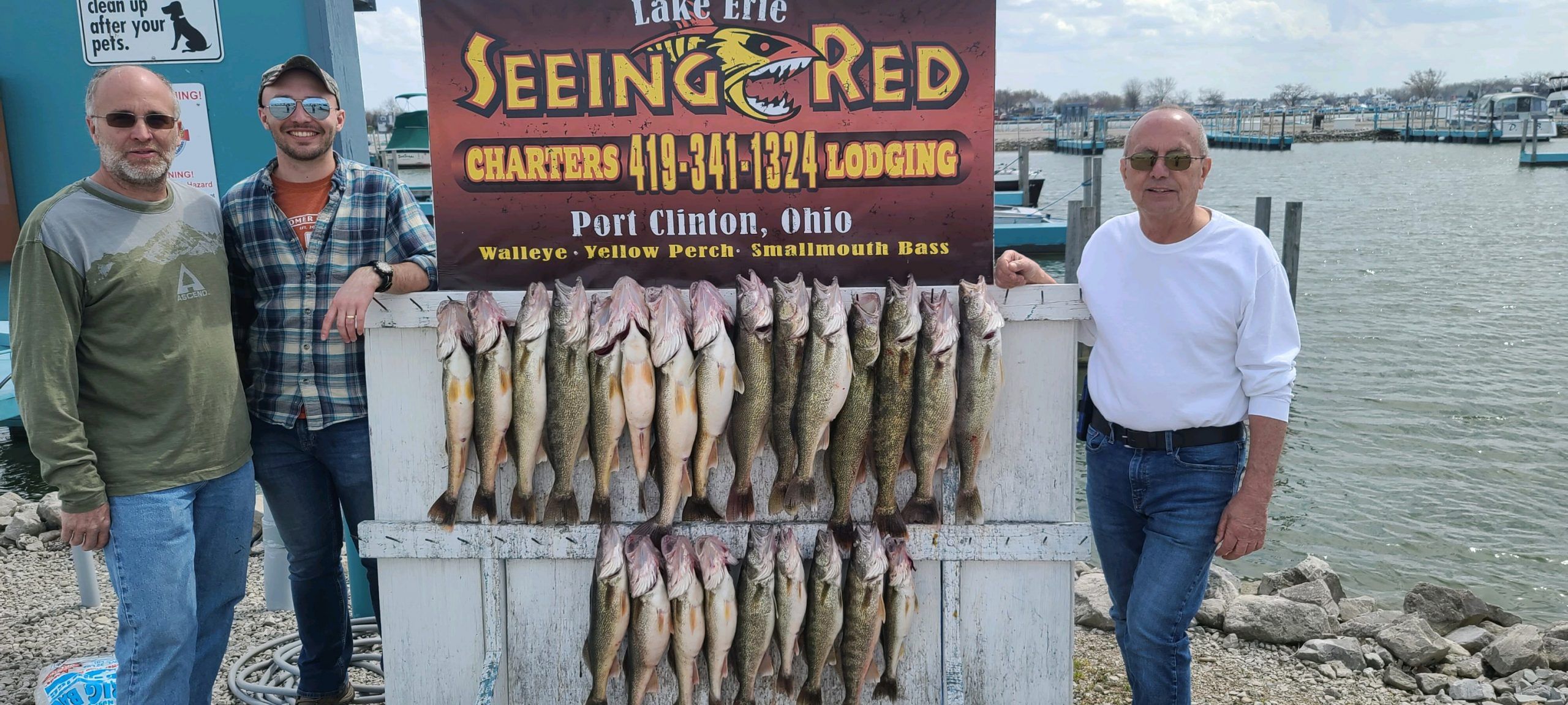 Seeing Red Charters Fishing Lake Erie Charters | Spring Charter Trip for 1 to 4 Anglers fishing Lake
