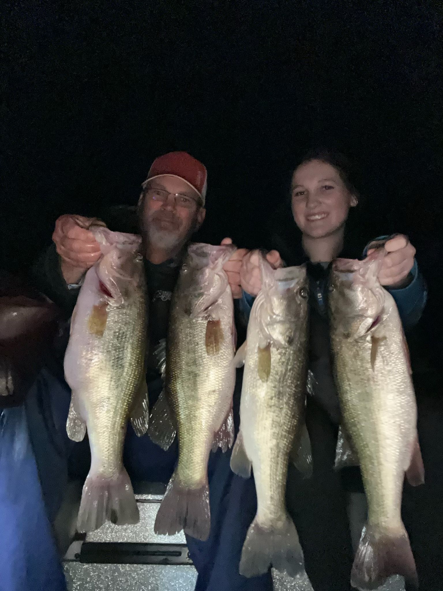 Fish Hard Guide Service Lake Conroe Night Fishing Guides | 6 Hour Guided Bass Fishing Trip fishing Lake