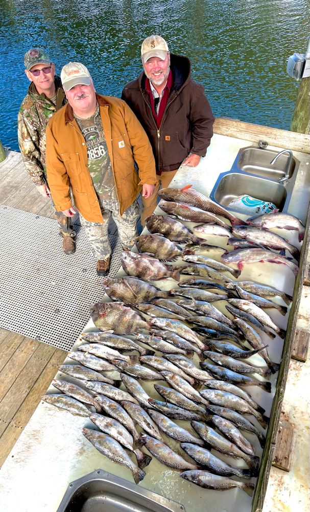 Awesome day on the water with tons of fish!