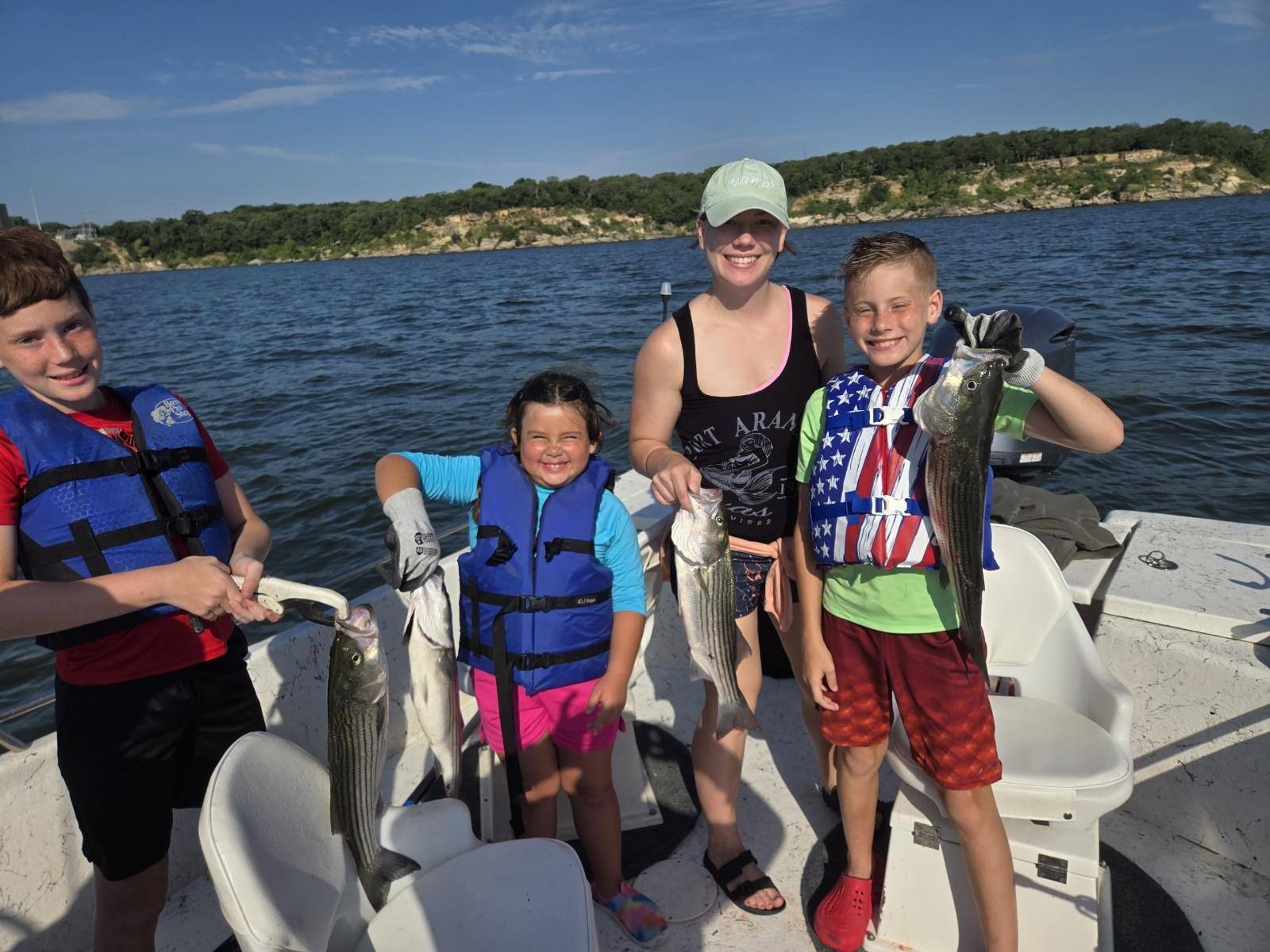 Beginner Striped Bass Charter on Lake Texoma