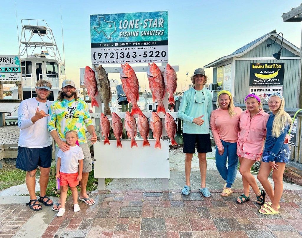 LoneStar Fishing Charters 6-Hour Fishing Trip in Destin, FL fishing Inshore