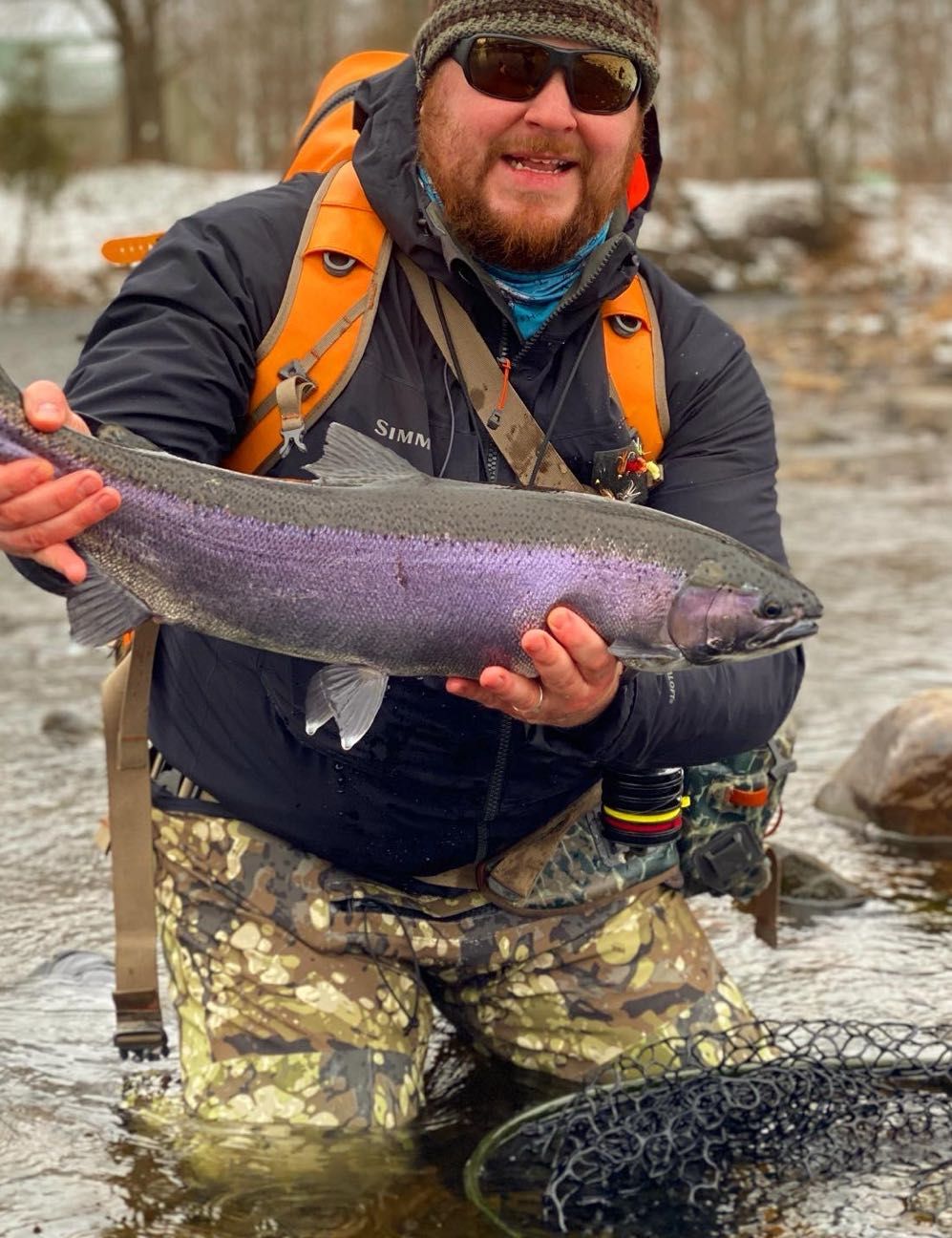 Reff Water Fly Fishing LLC Fall-Spring Steelhead Off DSR fishing River