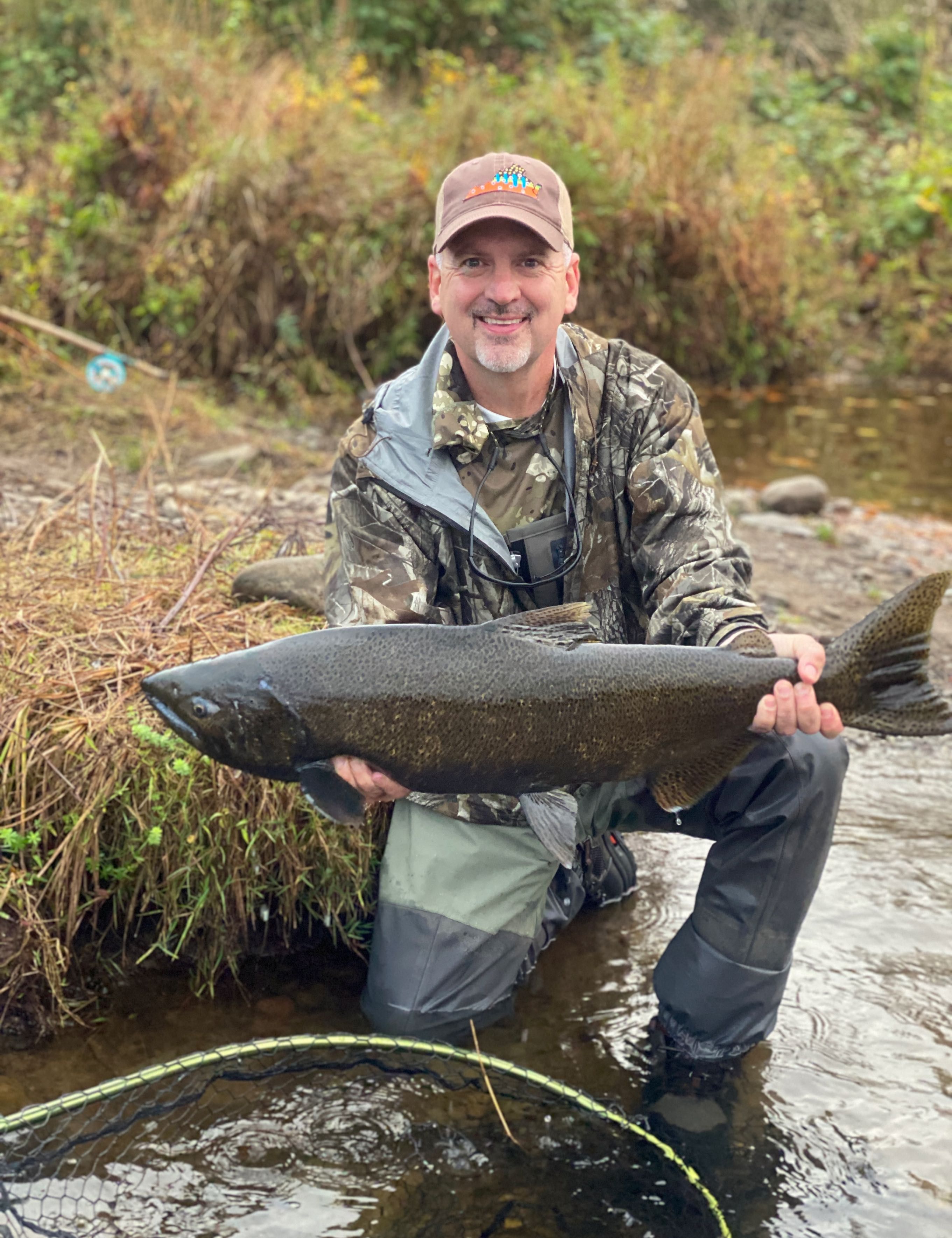 Reff Water Fly Fishing LLC Salmon River Guide | Early Salmon Season Douglaston Salmon Run fishing River