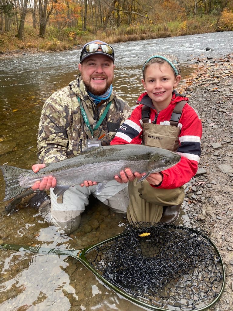 Reff Water Fly Fishing LLC DSR Fall Steelhead  fishing River