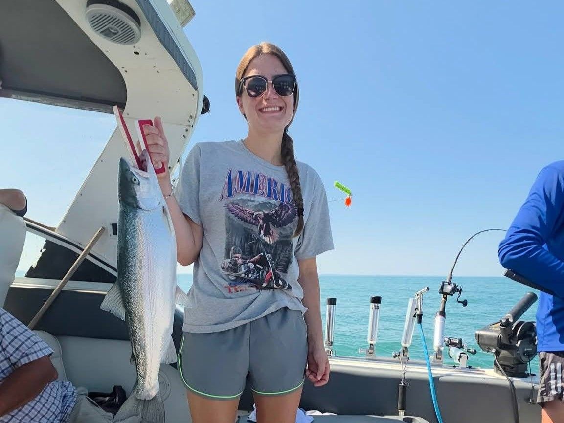 Beginner Salmon Fishing Sodus Point NY Offshore