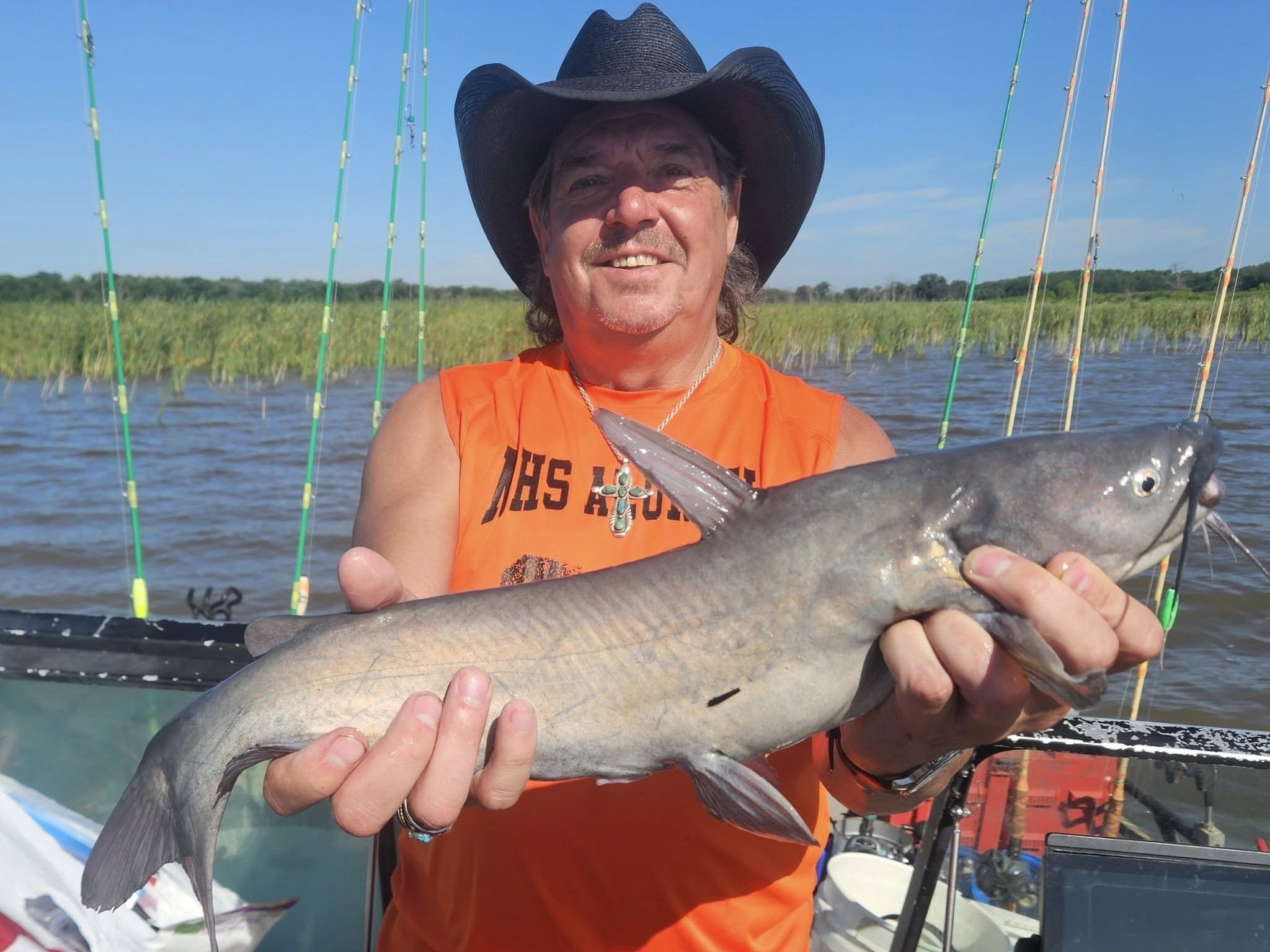 Half Day Catfish Trip Milford Lake Blue Catters