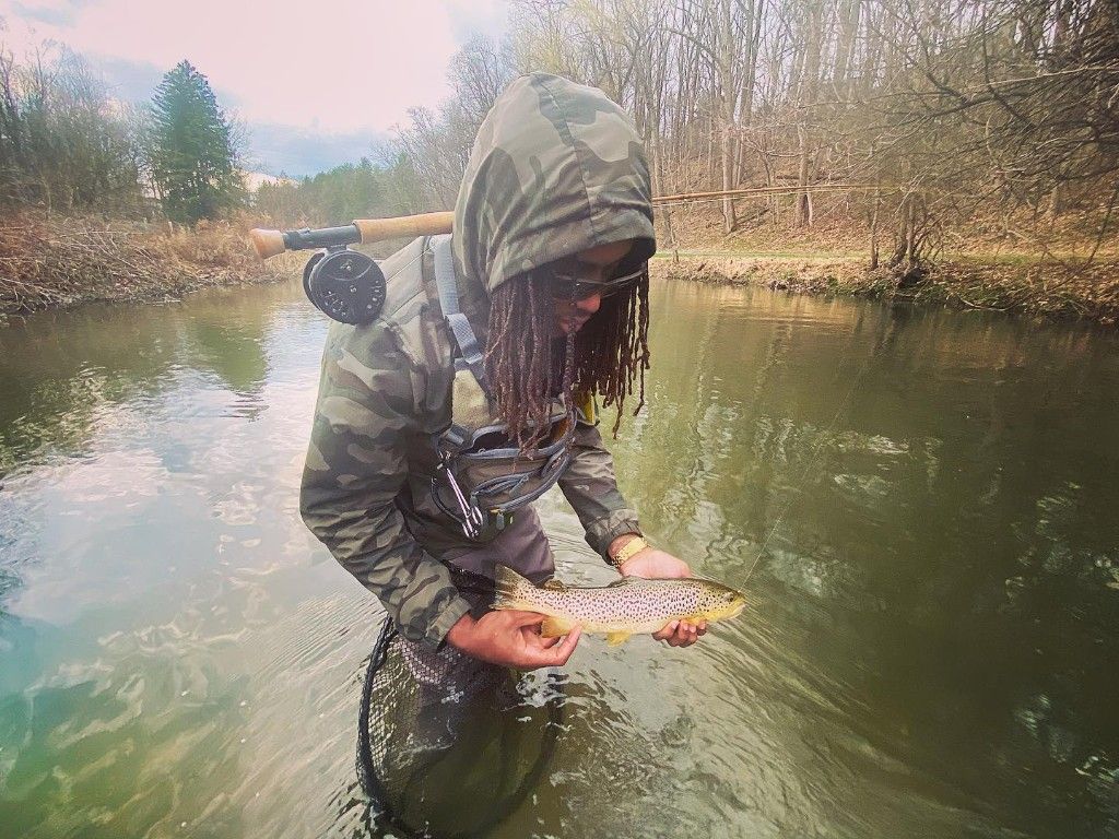 On Stream Assassins 8-Hour Fly Fishing & Wading Trip in Coatesville, PA fishing River