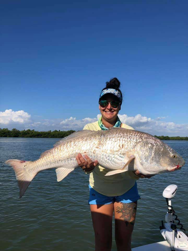 Redfish caught on fishing trip