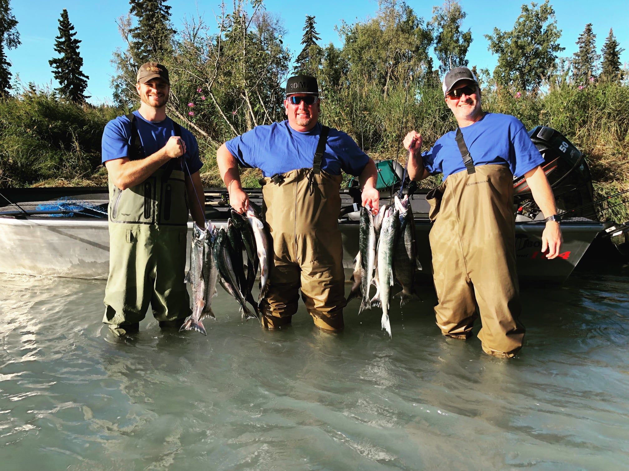 Explore Kenai LLC Salmon Fishing in Alaska | Private Half or Full Day Charter Trip fishing River