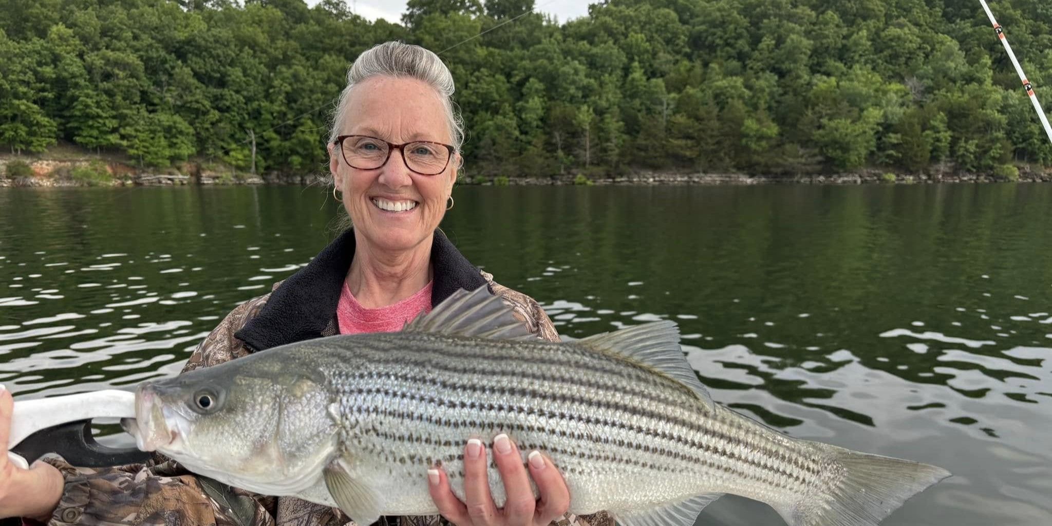 Scenic Striped Bass Fishing on Beaver Lake