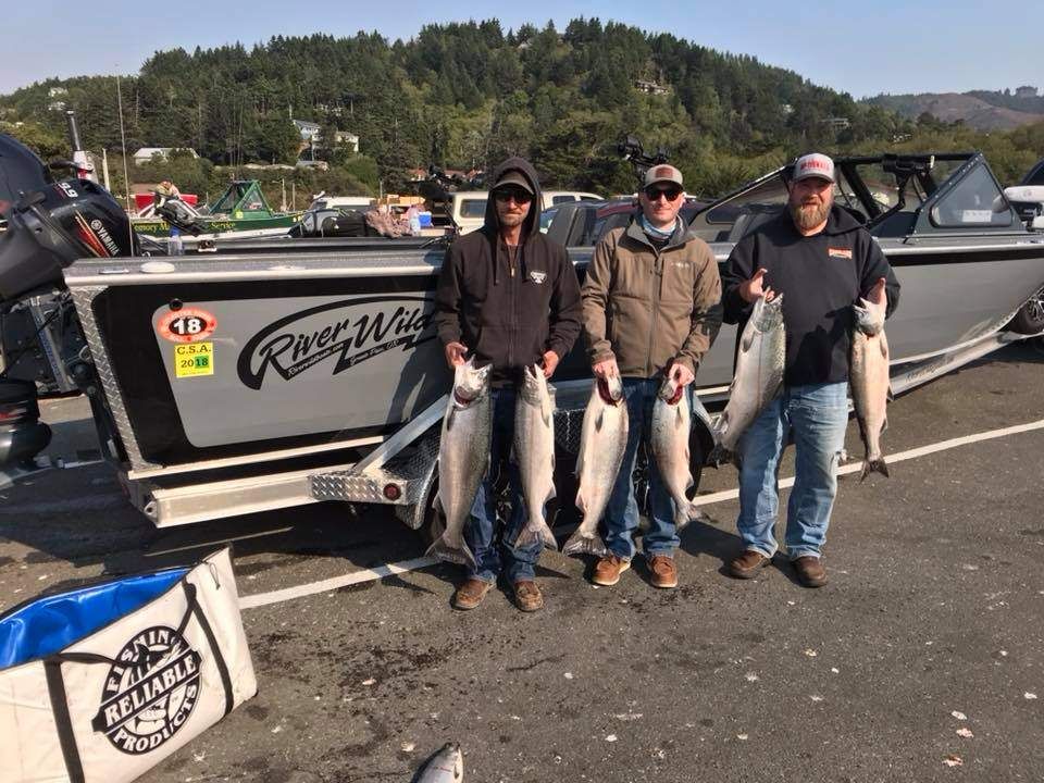 Coos Bay Fishing For Salmon