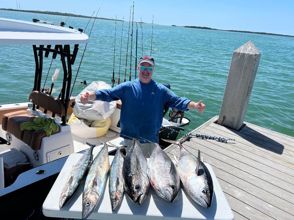 Fishing for Kingfish and blackfin tuna