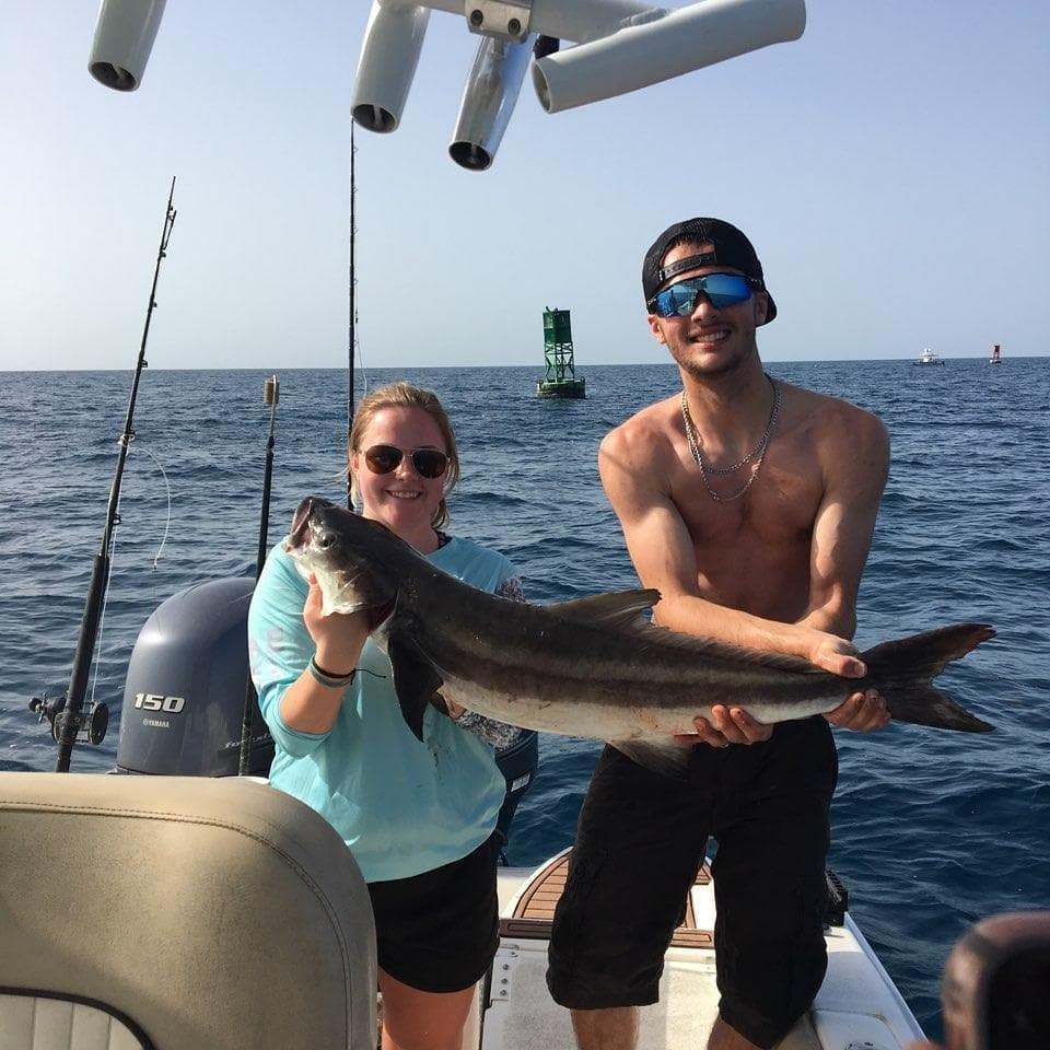 Offshore Fishing, We Caught a Cobia today!