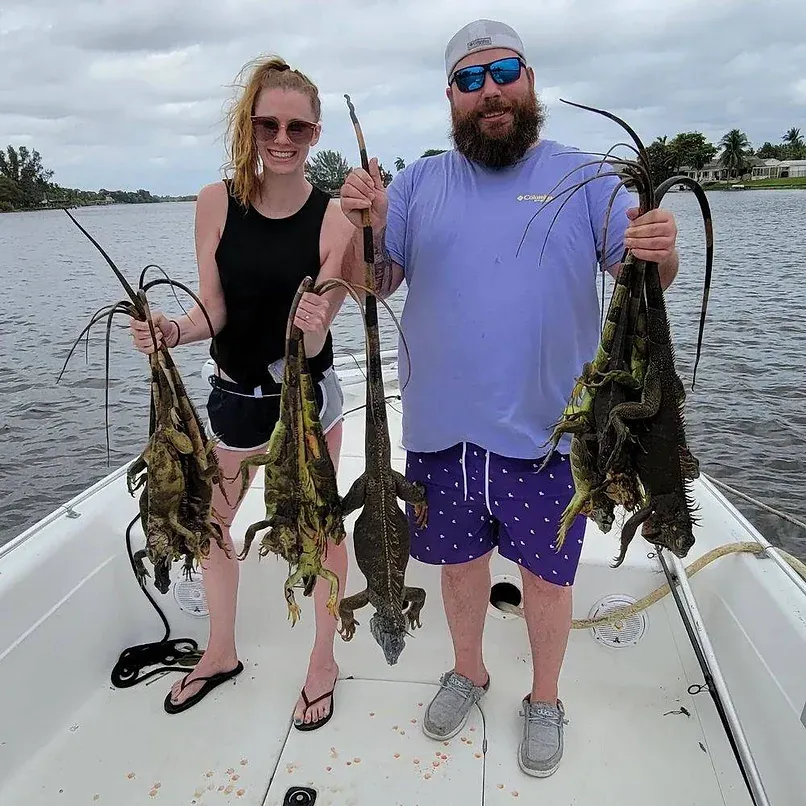 Reefs To Rivers Fishing Charters Iguana Hunting, Lake Worth Florida Guide hunting Active hunting