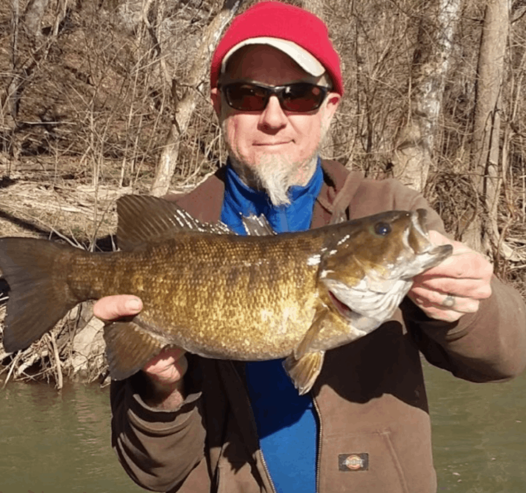 King Fisher Guide Services Winter Fishing For Smallmouth Bass And Walleye  fishing River