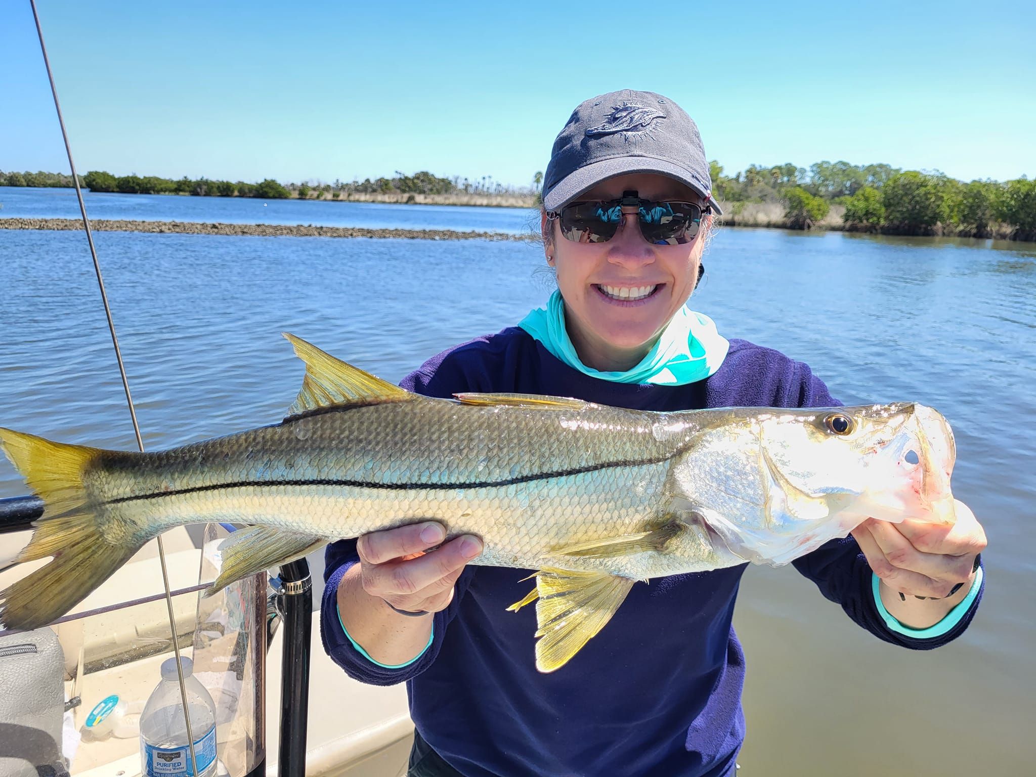 Great Snook fish! Caught on cam