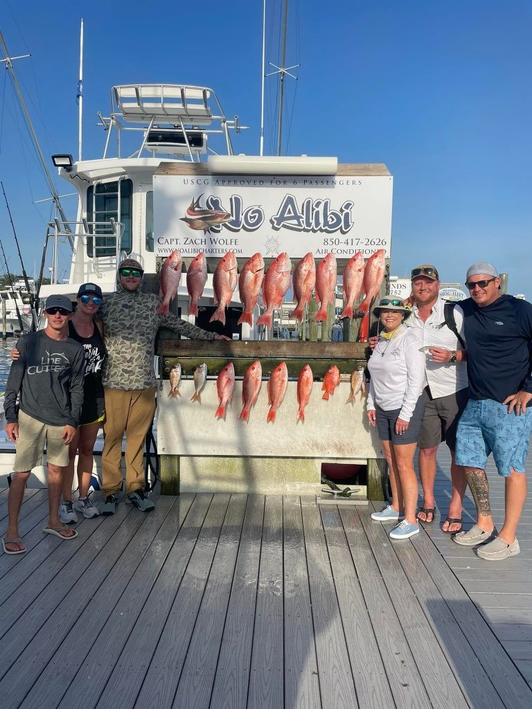 No Alibi Fishing Charter 5-hour Fishing Trip in the Gulf of Mexico  fishing Offshore