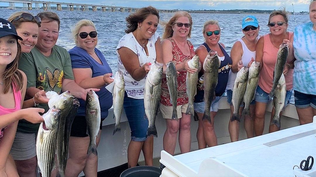 Lucky Strike Charter Fishing Charters on Chesapeake Bay fishing Inshore