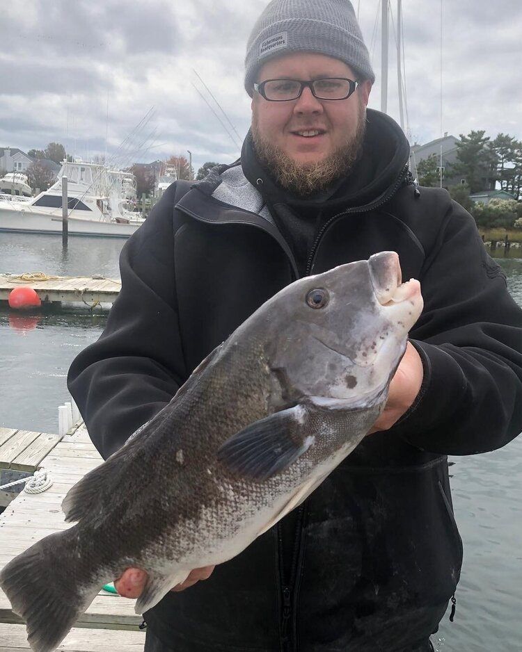 Just N Tyme Guide Service Belmar, NJ 8 Hour Tautog Trip fishing Offshore