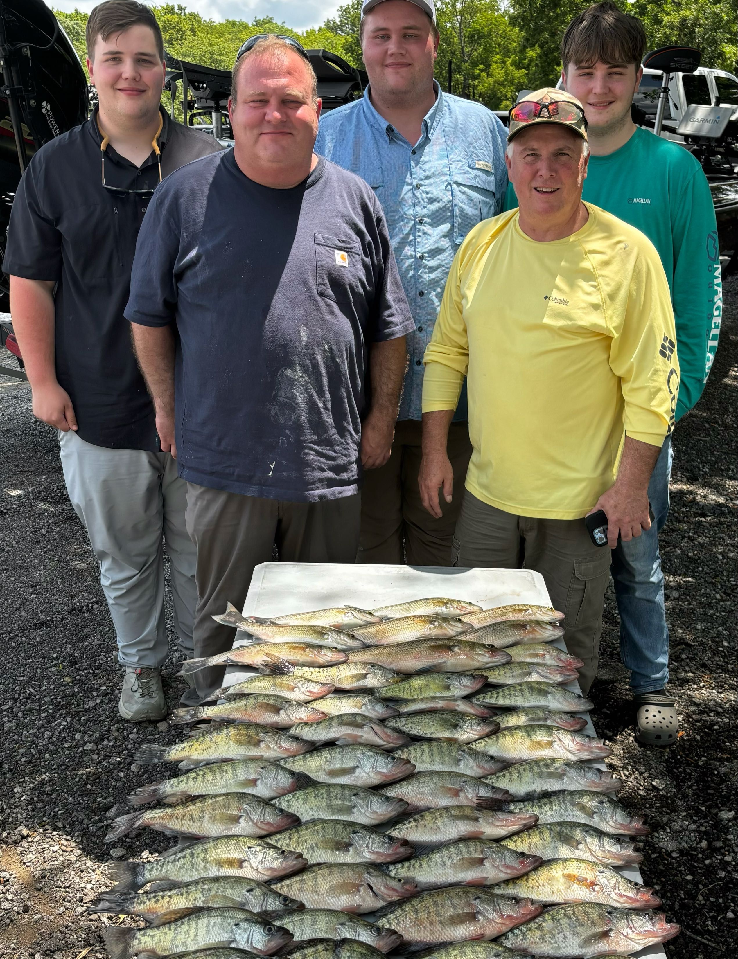 TJ FishingCo & Guide Service LLC Oologah Crappie, Sandbass & Hybird Trips  fishing Lake