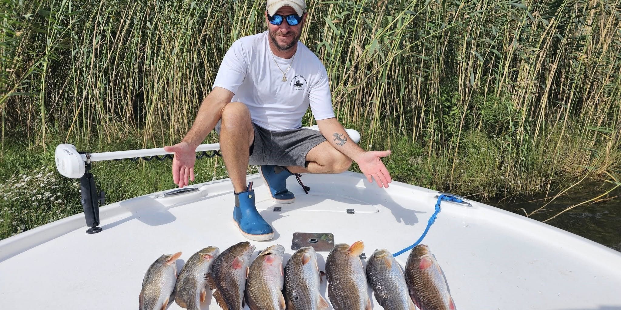 Top-Rated Hopedale Redfish Charter for Two