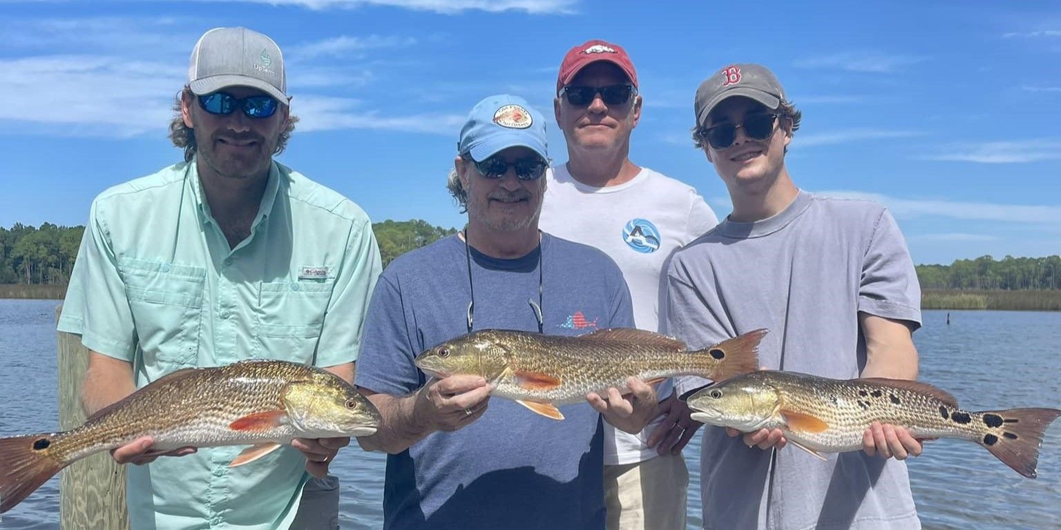 Destin's Boggy Bayou Inshore Charters Fishing Charters Panama City Beach | Private 4 Hour Charter Trip AM fishing Inshore