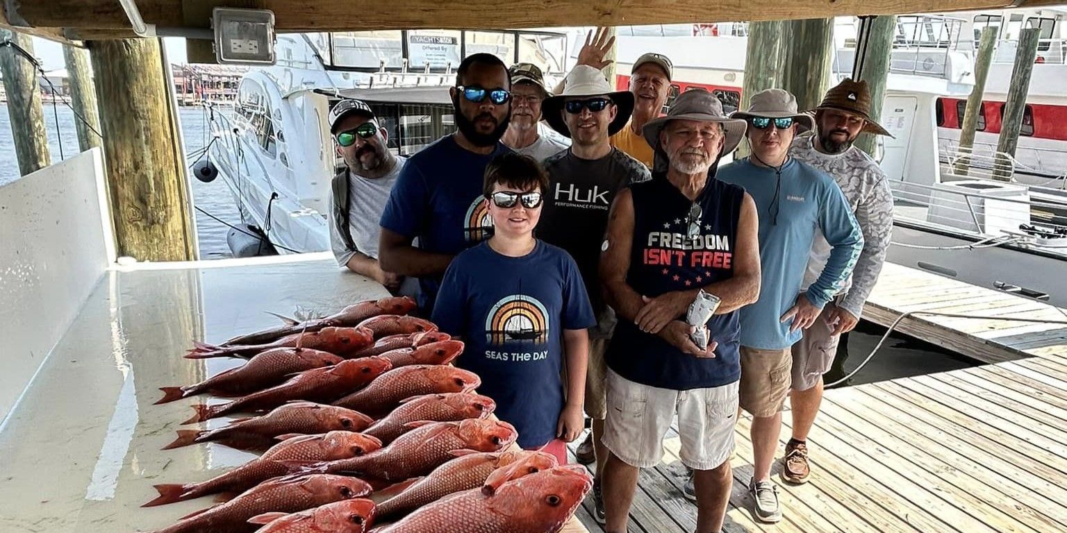 State Line Charters And Guide Premier Perdido Key Fishing | 4 Hour State Snapper For 4 People fishing Offshore