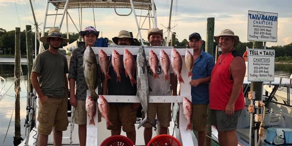 Tail Raiser Charters Charter Boat Fishing Panama City Florida | 6 Hour Seasonal Morning Charter Trip fishing Offshore