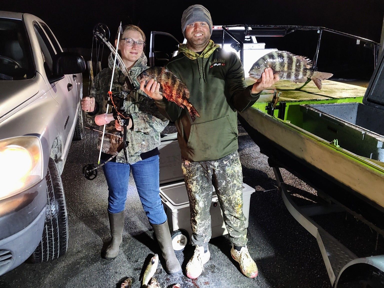 Family Bowfishing Adventure in Crystal River