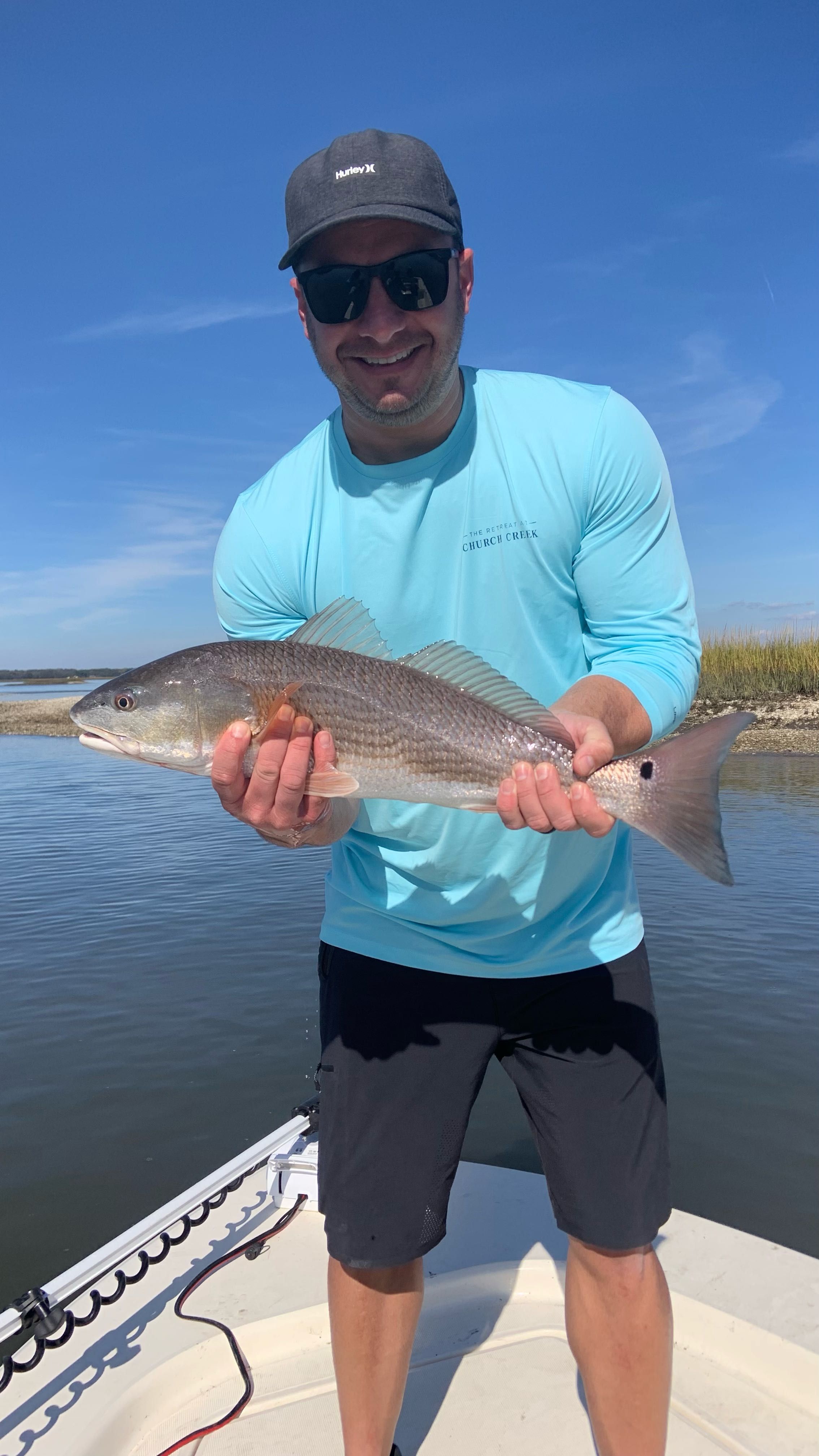 awesome day redfish fishing in Charleston!
