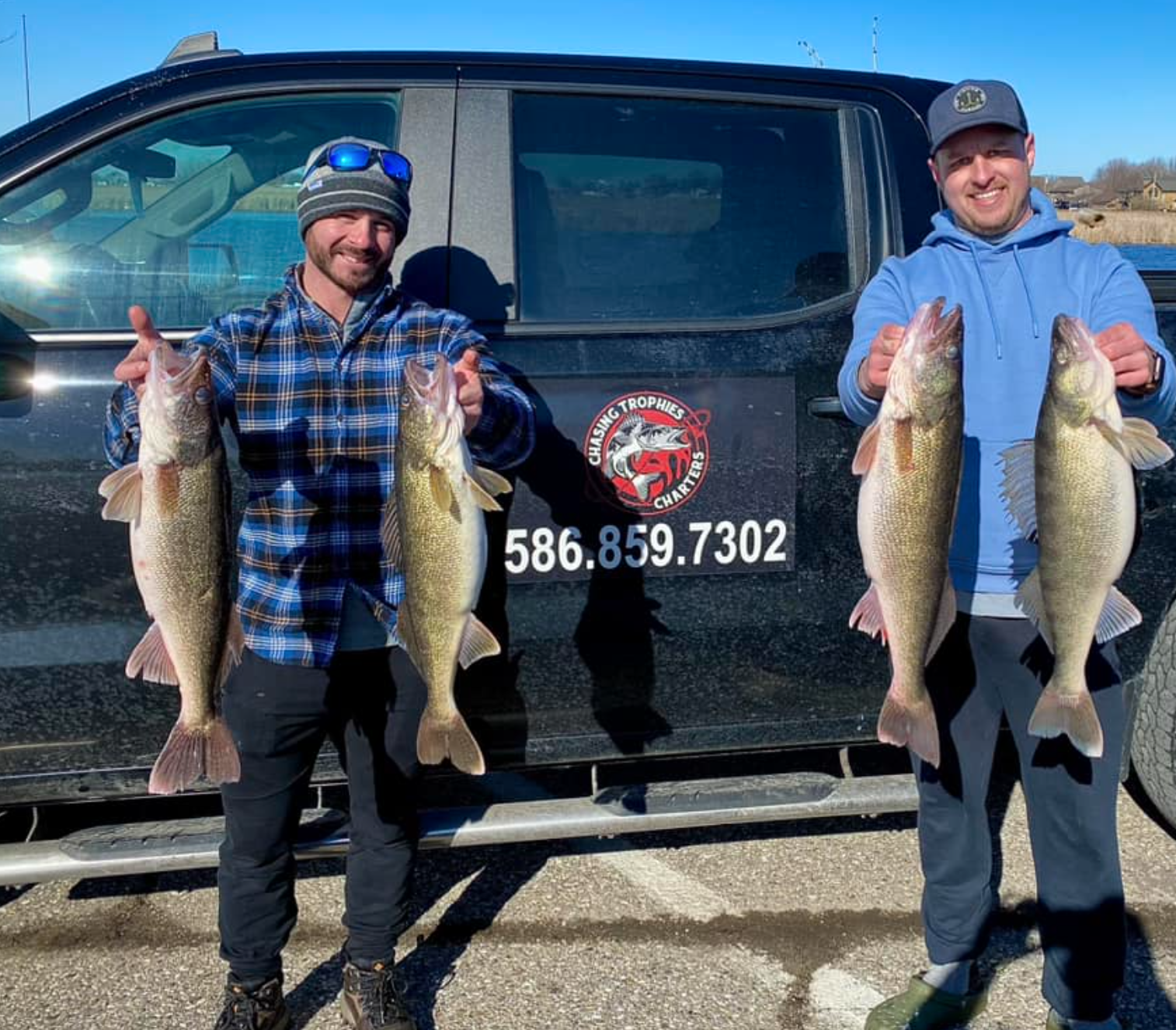 Chasing Trophies Charters Lake Saint Clair Fishing Charters | Private 5-Hour Walleye (Trolling) Fishing Charter Trip fishing Lake