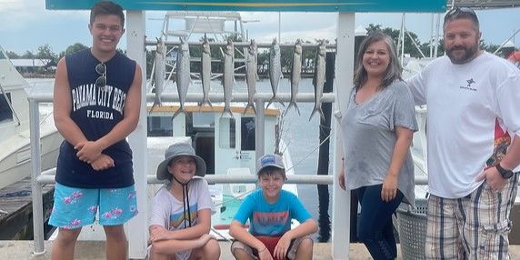 Captain Fisher Charters Deep Sea Fishing In Panama City | 10 Hour Charter Trip for 6 Anglers fishing Offshore