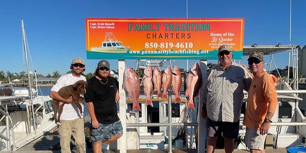 Captain Fisher Charters Fishing Charters in Panama City | 10 Hour Red Snapper and Grouper Trip fishing Offshore