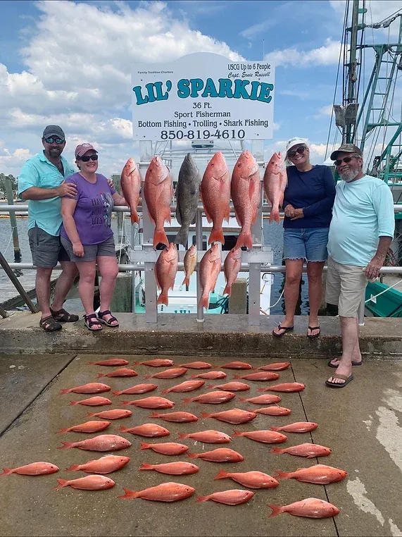 Captain Fisher Charters Charter Fishing Panama City Florida | Afternoon Bottom Charter Trip fishing Offshore