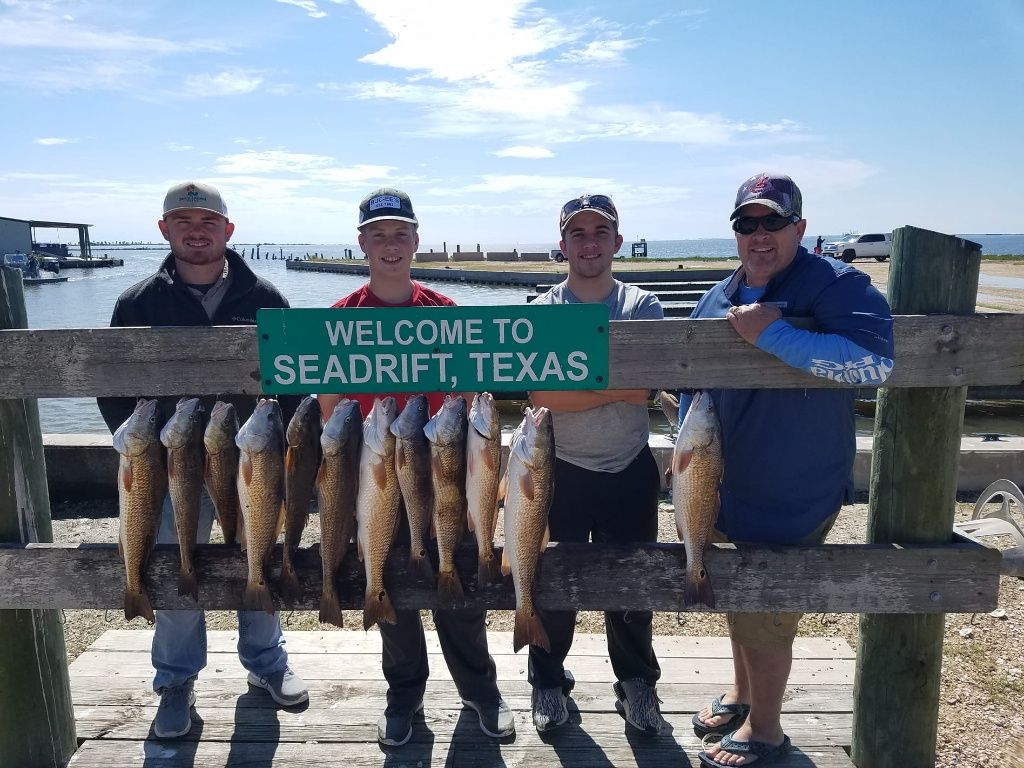 Seadrift, TX Fishing for Red Drum
