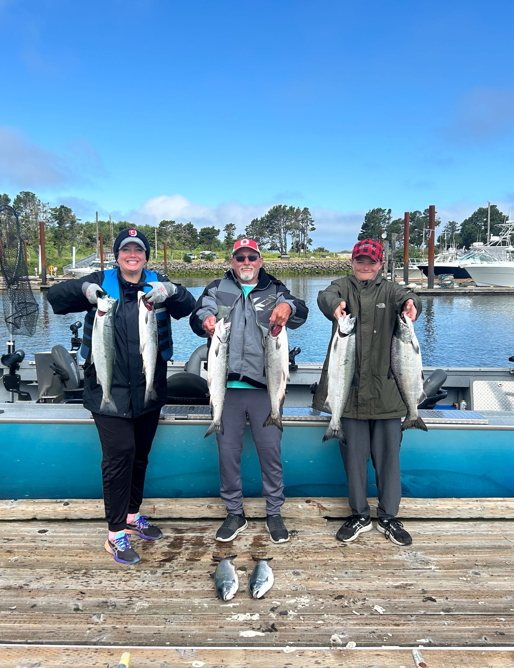 Brock Johnson’s Guide Service Salmon Fishing on the Columbia River | Shared 6 Hour Morning Salmon Hunt fishing River