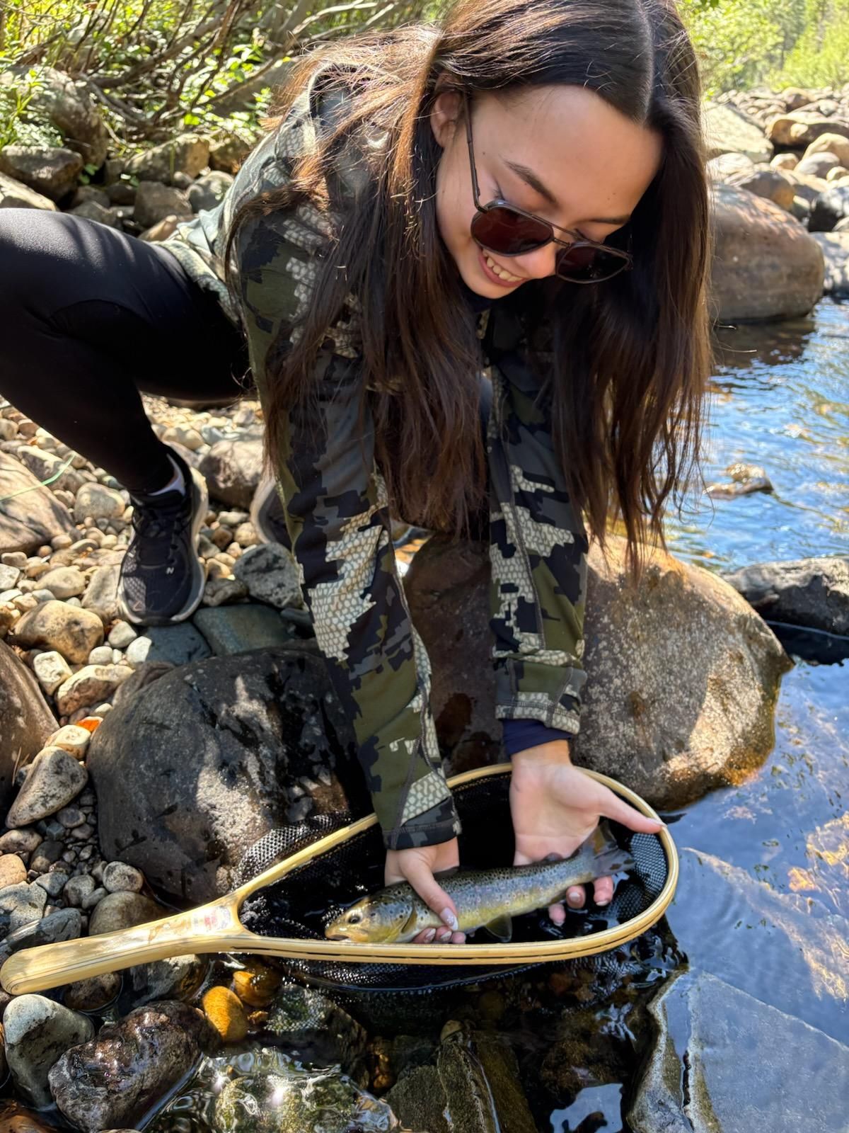 Morning Fly Fishing North Platte River Laramie WY