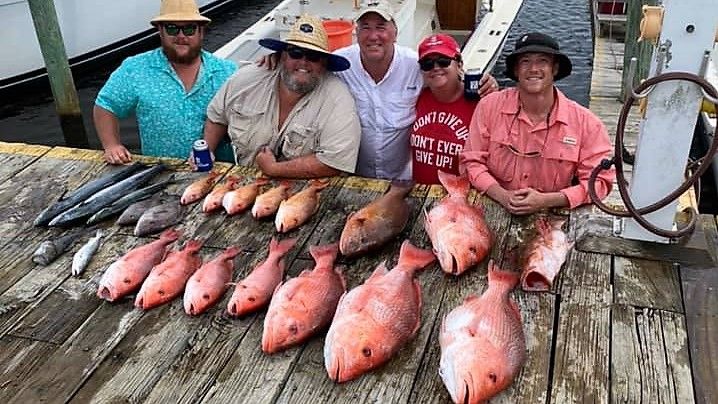 Somethin’ Fishy Fishing Charters Carrabelle FL Fishing- Red Snapper Fishing  fishing Offshore