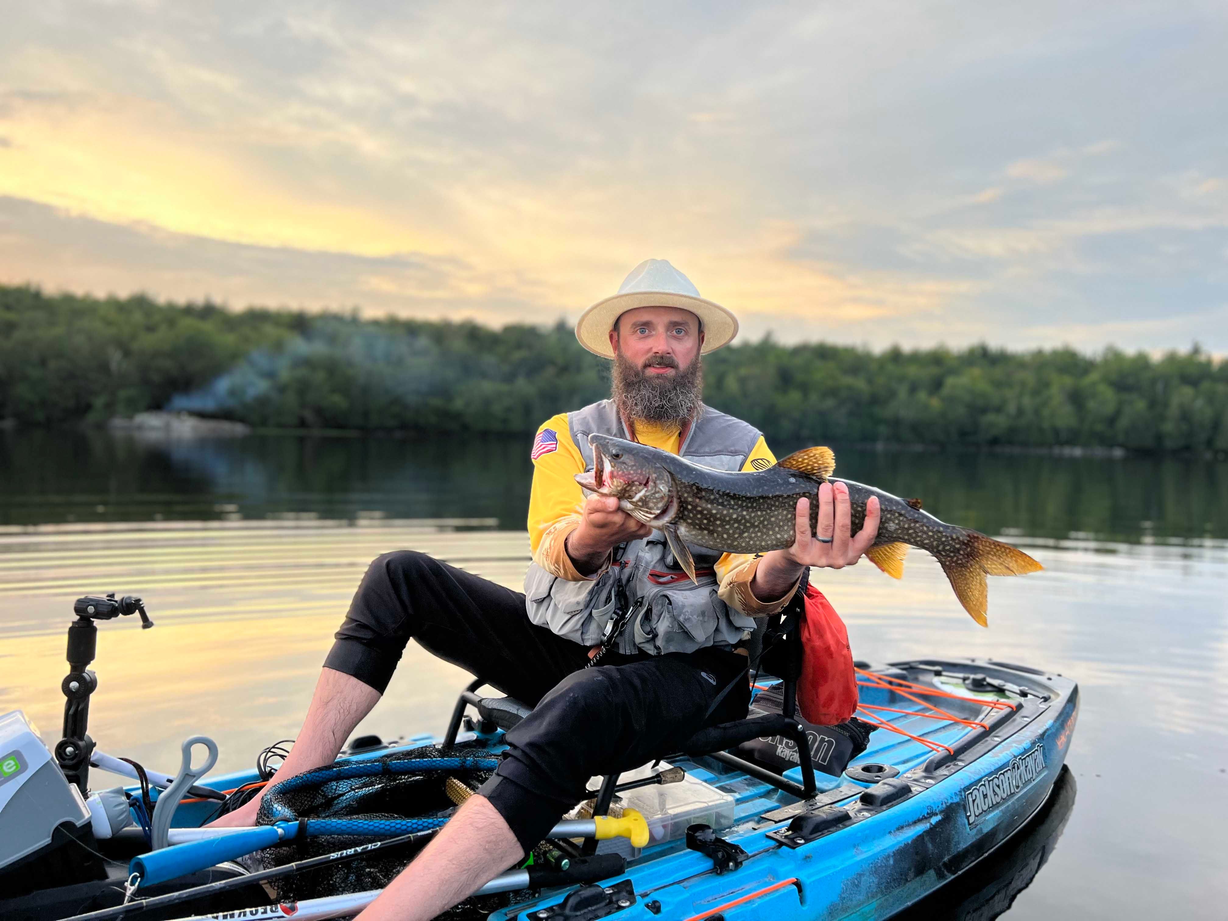 Hooked a Pike in a Kayak Fishing Trip in NY
