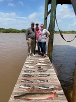 Stringer Stretcher Outfitters LLC Fishing in Matagorda Texas Couple Fishing | 7 Hour PM Trip fishing Inshore 