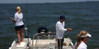 Saucier’s Guide Service Fishing Charters Galveston | 8 Hour Shark and Tarpon Charter Trip fishing Inshore 