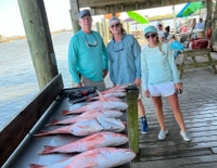 Knot Working Fishing Charters Seasonal Nearshore Trip in Galveston Bay fishing Offshore 